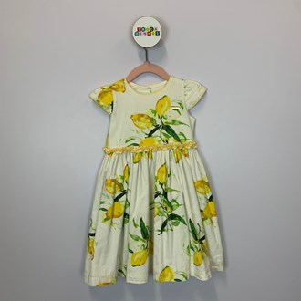 Vestido festa Limão Siciliano - 100% Bonitin